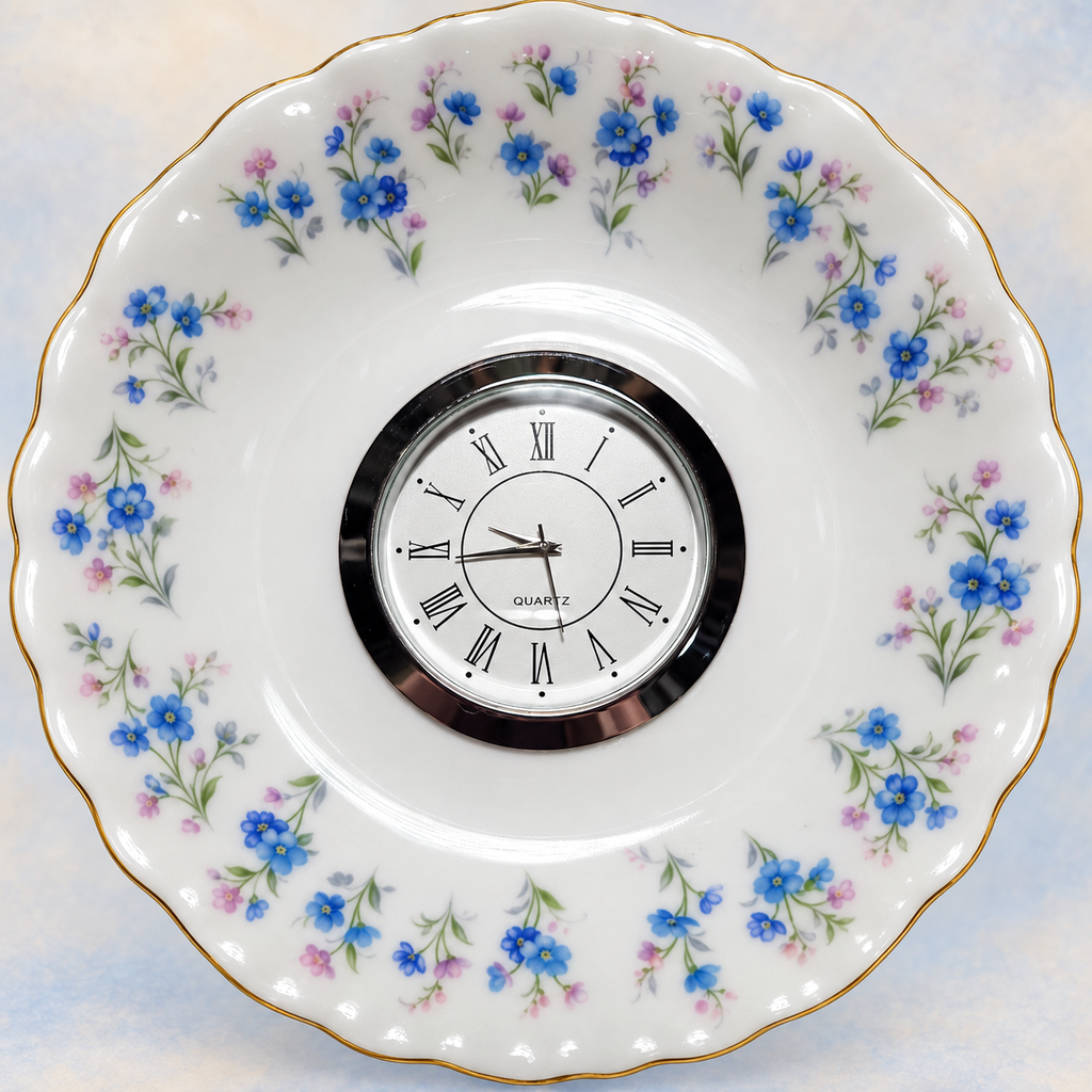 Forget-Me-Not Clock