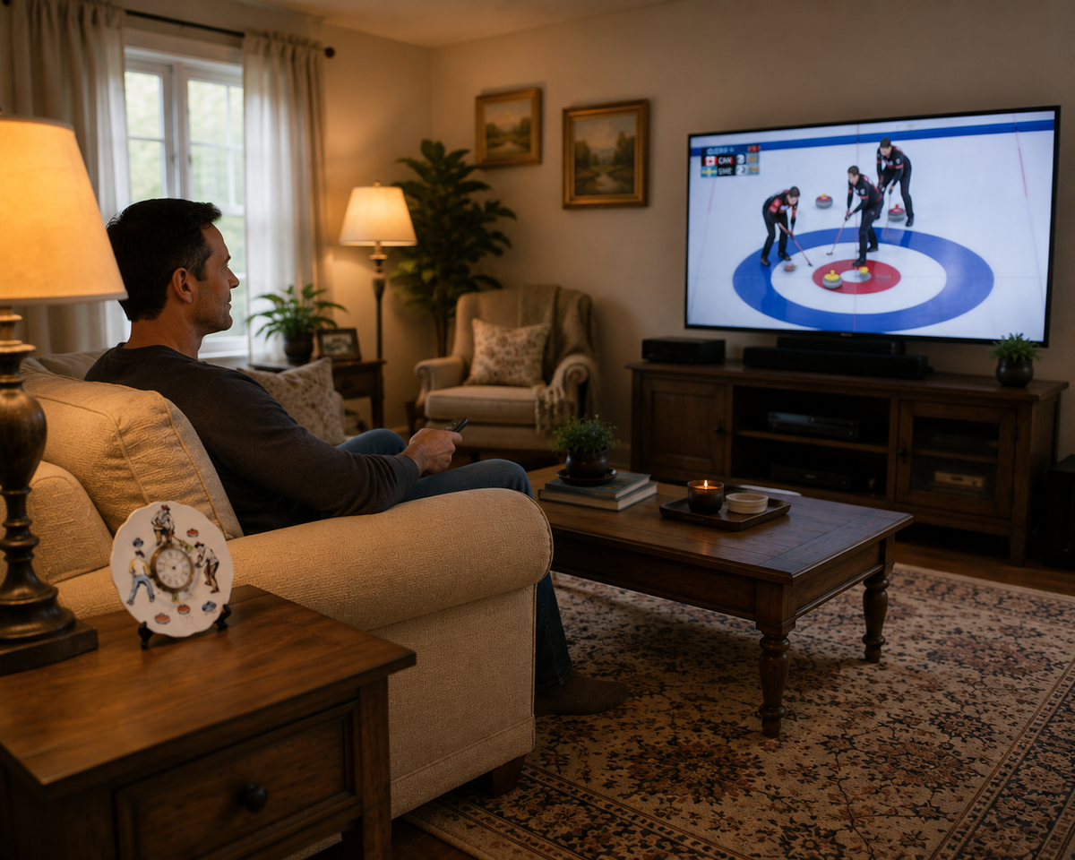 Curling Clock