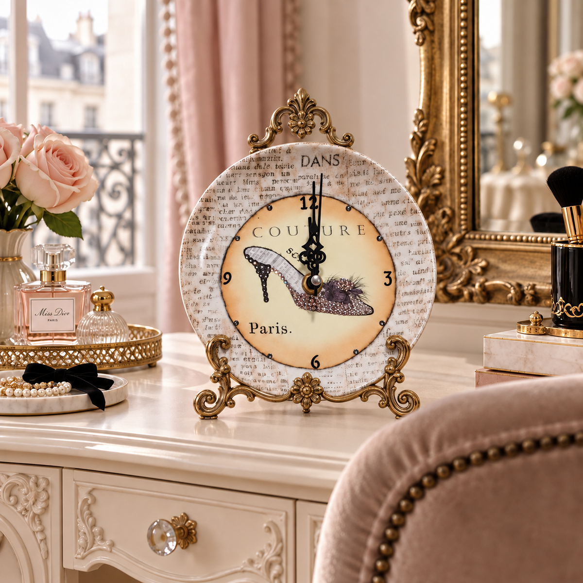 Parisian Crystal Clock