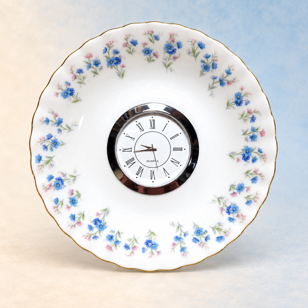 Forget-Me-Not Clock