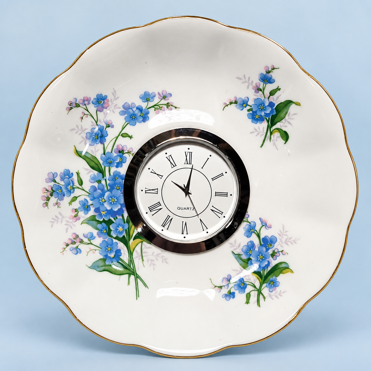Vintage China Plate Clock