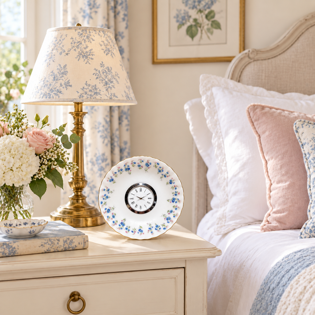 Forget-Me-Not Clock