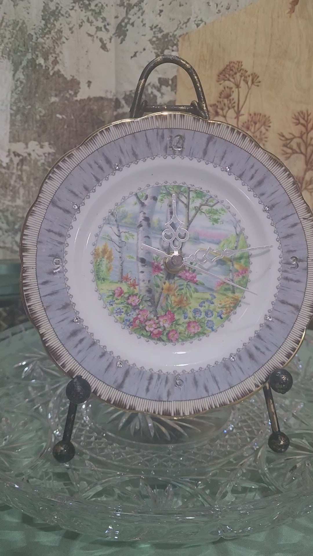 Bone China Clock