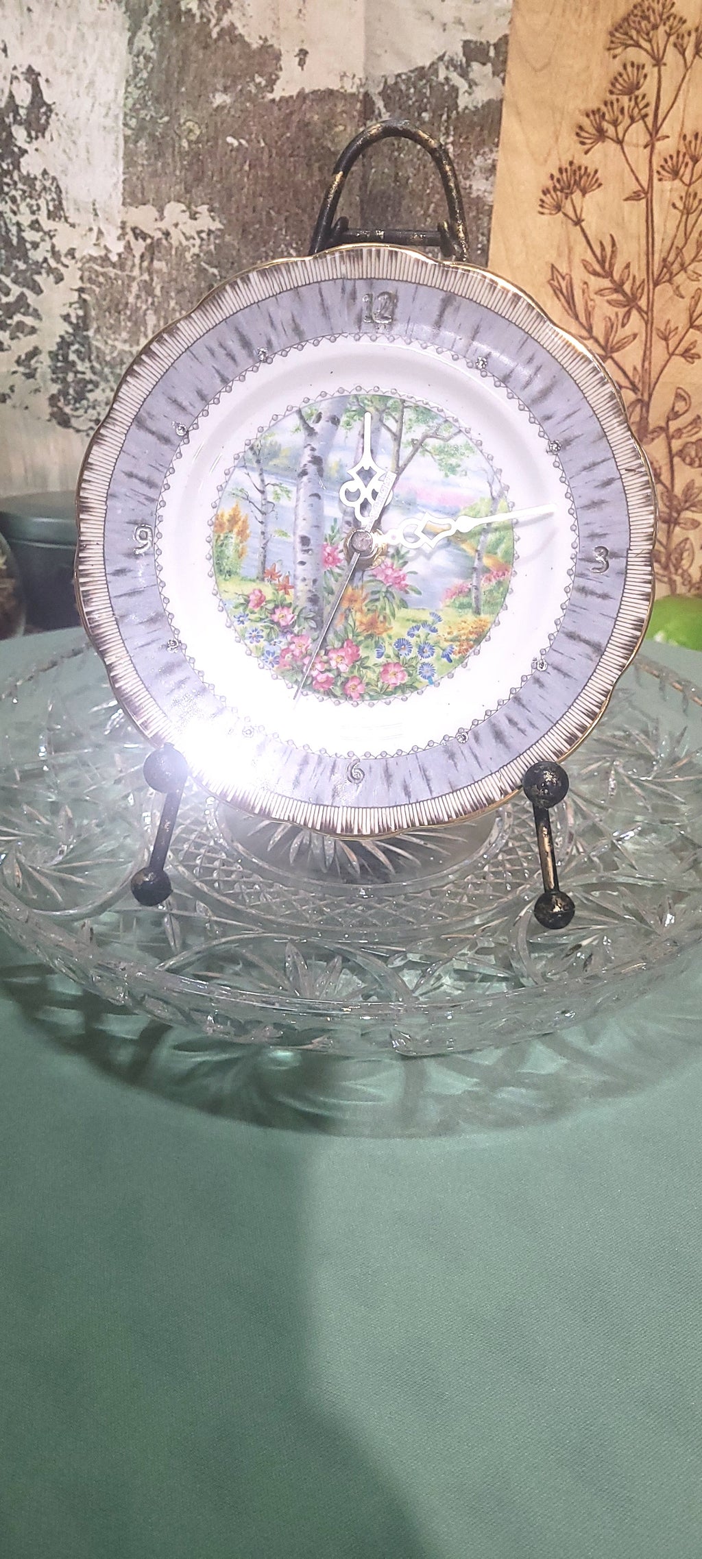 Bone China Clock