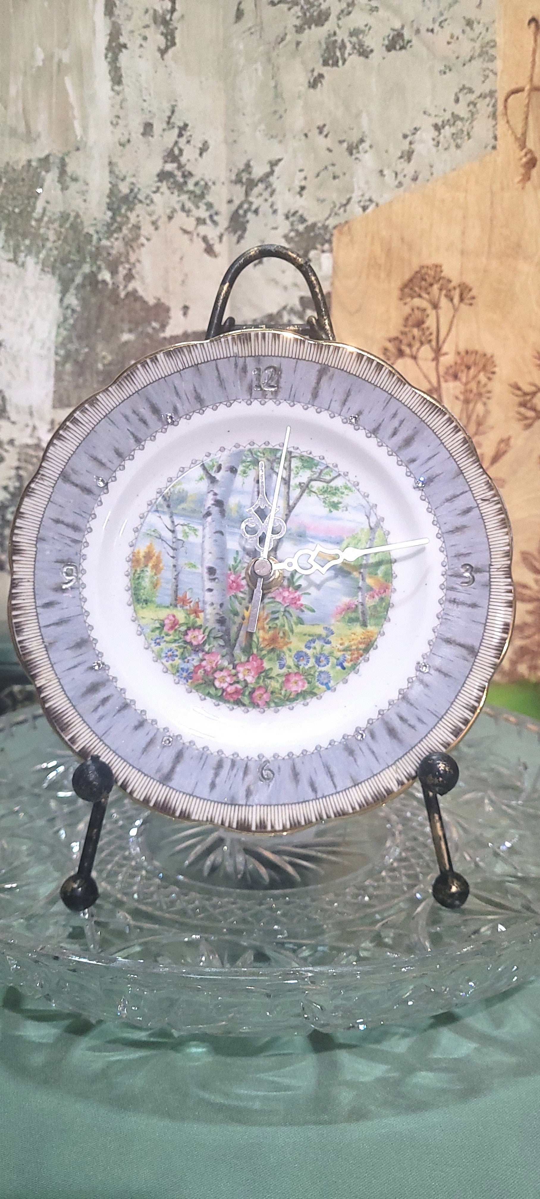 Bone China Clock